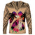 Polynesian Long Sleeve Shirt Dog Lover With Shiba Inu - Sunset At The Beach LT7 - Polynesian Pride