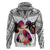 Polynesian Hoodie Dog Lover With Shiba Inu - Sunset At The Beach White Ver LT7 White - Polynesian Pride