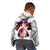 Polynesian Kid Hoodie Dog Lover With Shiba Inu - Sunset At The Beach White Ver LT7 - Polynesian Pride