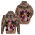 Polynesian Hoodie Dog Lover With Shiba Inu - Sunset At The Beach Brown Ver LT7 - Polynesian Pride