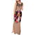 Polynesian Tank Maxi Dress Dog Lover With Shiba Inu - Sunset At The Beach Brown Ver LT7 - Polynesian Pride