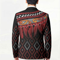 Aotearoa Maori Ngapuhi Iwi Blazer Korowai Tukutuku Kaokao Motifs