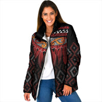 Aotearoa Maori Ngapuhi Iwi Padded Jacket Korowai Tukutuku Kaokao Motifs