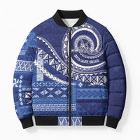 Queen Salote College 100th Anniversary Bomber Puffer Jacket QSC Royal Girls - Polynesian Pride