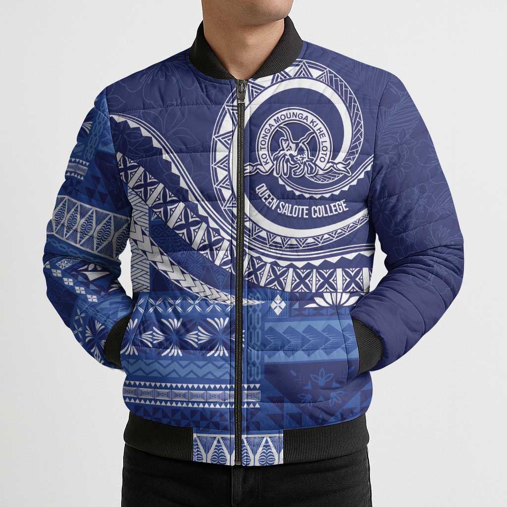 Queen Salote College 100th Anniversary Bomber Puffer Jacket QSC Royal Girls - Polynesian Pride