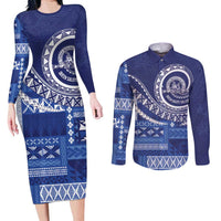 Queen Salote College 100th Anniversary Couples Matching Long Sleeve Bodycon Dress and Long Sleeve Button Shirt QSC Royal Girls - Polynesian Pride