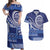 Queen Salote College 100th Anniversary Couples Matching Off Shoulder Maxi Dress and Hawaiian Shirt QSC Royal Girls - Polynesian Pride