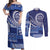 Queen Salote College 100th Anniversary Couples Matching Off Shoulder Maxi Dress and Long Sleeve Button Shirt QSC Royal Girls - Polynesian Pride