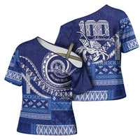 Queen Salote College 100th Anniversary Cross Shoulder Shirt QSC Royal Girls - Polynesian Pride