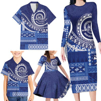 Queen Salote College 100th Anniversary Family Matching Long Sleeve Bodycon Dress and Hawaiian Shirt QSC Royal Girls - Polynesian Pride