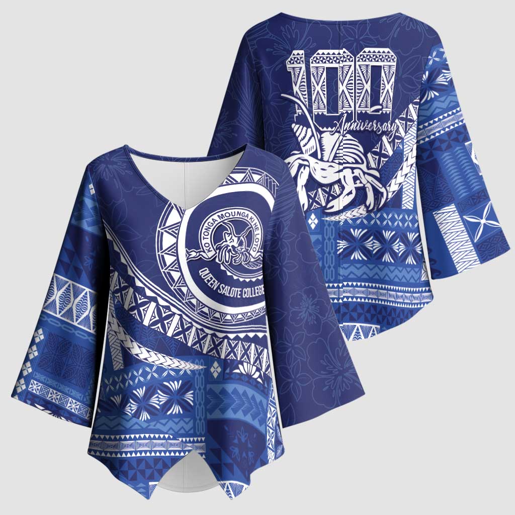 Queen Salote College 100th Anniversary Kimono Sleeve Blouse QSC Royal Girls - Polynesian Pride