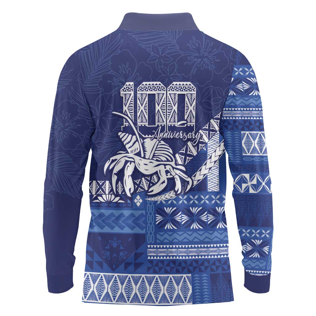 Queen Salote College 100th Anniversary Long Sleeve Polo Shirt QSC Royal Girls - Polynesian Pride