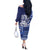 Queen Salote College 100th Anniversary Off The Shoulder Long Sleeve Dress QSC Royal Girls - Polynesian Pride