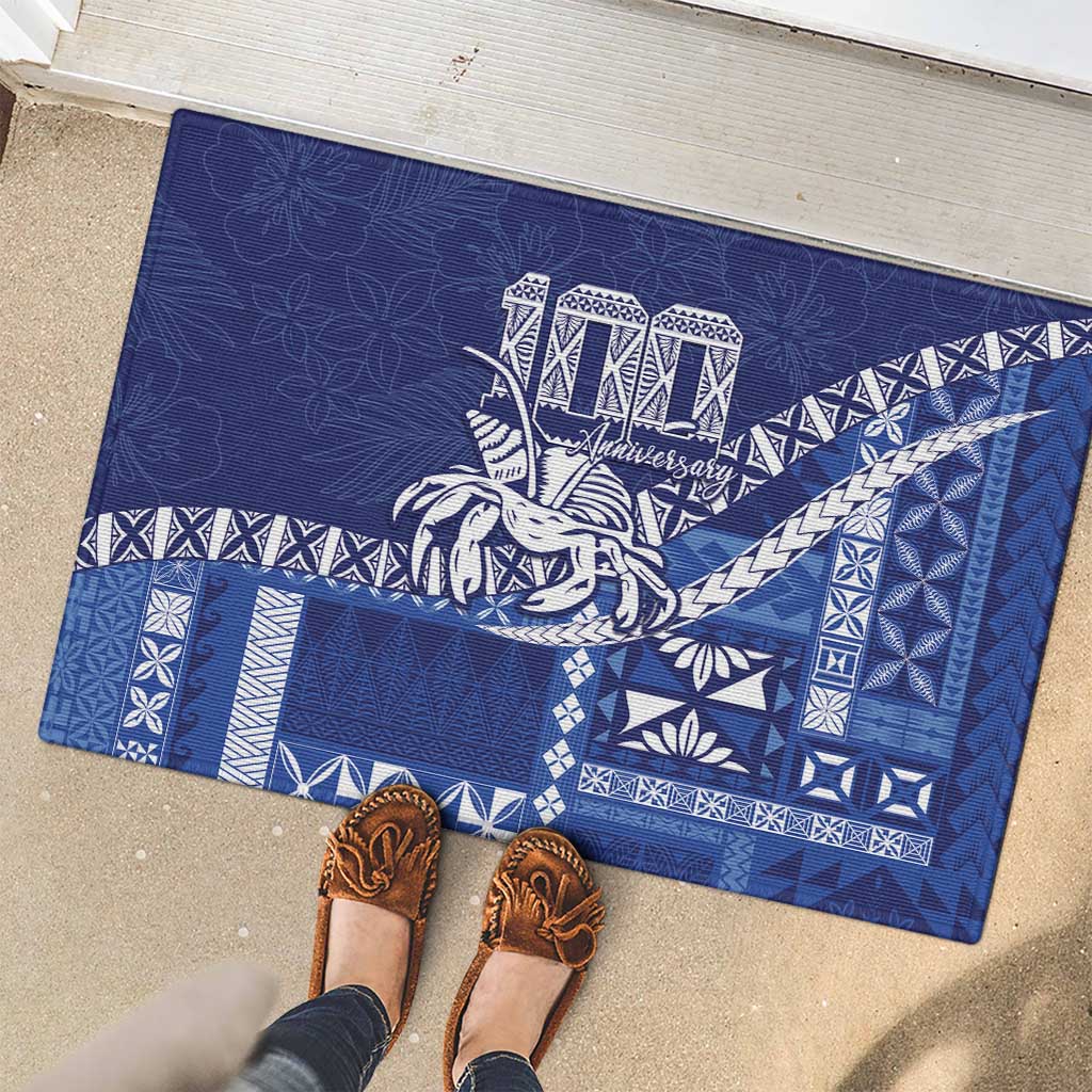 Queen Salote College 100th Anniversary Rubber Doormat QSC Royal Girls - Polynesian Pride