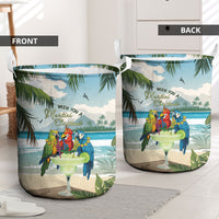 Wish You A Merry Martini Christmas Laundry Basket Cocktail Parrot-dise LT7 - Polynesian Pride
