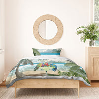 Wish You A Merry Martini Christmas Bedding Set Cocktail Parrot-dise LT7 - Polynesian Pride