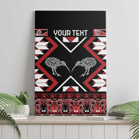 Personalised Taniko Motifs Aotearoa Canvas Wall Art Waitangi Kowhaiwhai Kiwi LT7 - Polynesian Pride
