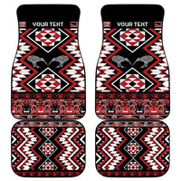 Personalised Taniko Motifs Aotearoa Car Mats Waitangi Kowhaiwhai Kiwi LT7 - Polynesian Pride