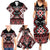 Personalised Taniko Motifs Aotearoa Family Matching Summer Maxi Dress and Hawaiian Shirt Waitangi Kowhaiwhai Kiwi