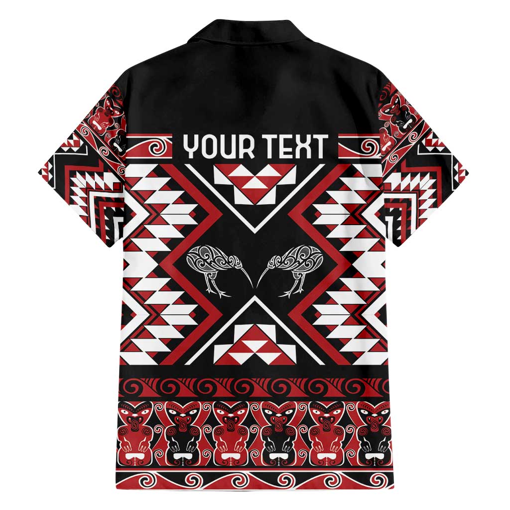 Personalised Taniko Motifs Aotearoa Hawaiian Shirt Waitangi Kowhaiwhai Kiwi LT7 - Polynesian Pride