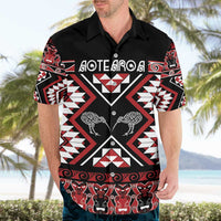 Personalised Taniko Motifs Aotearoa Hawaiian Shirt Waitangi Kowhaiwhai Kiwi LT7 - Polynesian Pride