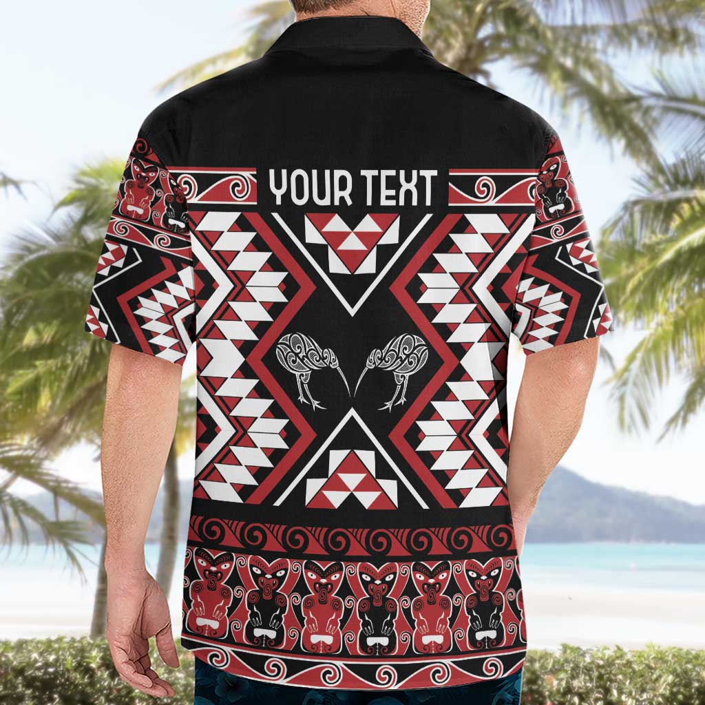 Personalised Taniko Motifs Aotearoa Hawaiian Shirt Waitangi Kowhaiwhai Kiwi LT7 - Polynesian Pride
