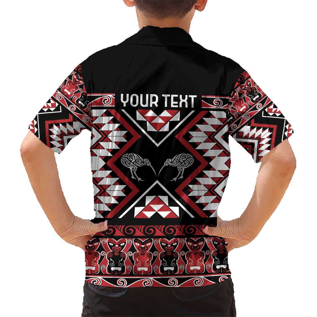 Personalised Taniko Motifs Aotearoa Hawaiian Shirt Waitangi Kowhaiwhai Kiwi LT7 - Polynesian Pride