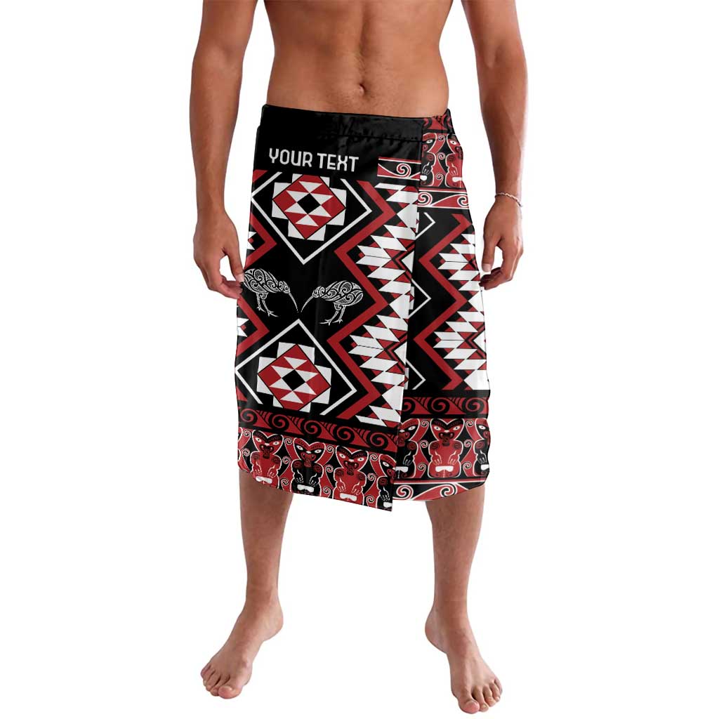 Personalised Taniko Motifs Aotearoa Lavalava Waitangi Kowhaiwhai Kiwi