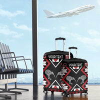 Personalised Taniko Motifs Aotearoa Luggage Cover Waitangi Kowhaiwhai Kiwi