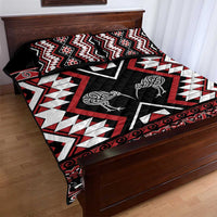 Personalised Taniko Motifs Aotearoa Quilt Bed Set Waitangi Kowhaiwhai Kiwi LT7 - Polynesian Pride