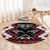 Personalised Taniko Motifs Aotearoa Round Carpet Waitangi Kowhaiwhai Kiwi