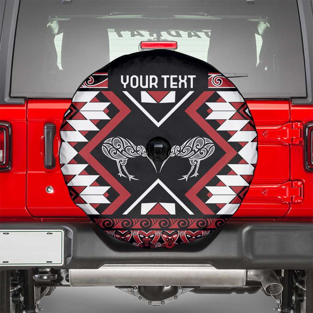 Personalised Taniko Motifs Aotearoa Spare Tire Cover Waitangi Kowhaiwhai Kiwi LT7 - Polynesian Pride
