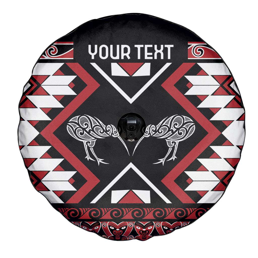 Personalised Taniko Motifs Aotearoa Spare Tire Cover Waitangi Kowhaiwhai Kiwi LT7 - Polynesian Pride