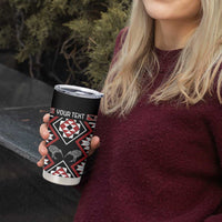 Personalised Taniko Motifs Aotearoa Tumbler Cup Waitangi Kowhaiwhai Kiwi LT7 - Polynesian Pride