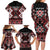 Personalised Aotearoa Waitangi Family Matching Long Sleeve Bodycon Dress and Hawaiian Shirt Taniko Motifs - Mania Gecko