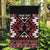 Personalised Aotearoa Waitangi Garden Flag Taniko Motifs - Mania Gecko