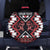 Personalised Aotearoa Waitangi Spare Tire Cover Taniko Motifs - Mania Gecko