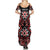 Personalised Aotearoa Waitangi Summer Maxi Dress Taniko Motifs - Mania Gecko