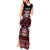 Personalised Aotearoa Waitangi Tank Maxi Dress Taniko Motifs - Mania Gecko