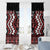 Personalised Aotearoa Waitangi Window Curtain Taniko Motifs - Mania Gecko