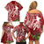 Personalised Hawaii Wahine Family Matching Off Shoulder Short Dress and Hawaiian Shirt Women's Day Ohia Lehua LT7 - Polynesian Pride