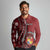 Personalized Tonga Ngatu Long Sleeve Polo Shirt Iconic Red Manulua Motifs