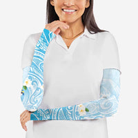 Guam Fishhook Mix Guasali Flowers Arm Sleeves Dreaming Turquoise LT7 - Polynesian Pride