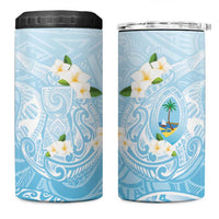 Guam Fishhook Mix Guasali Flowers 4 in 1 Can Cooler Tumbler Dreaming Turquoise LT7 One Size: 16 oz Turquoise - Polynesian Pride