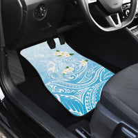 Guam Fishhook Mix Guasali Flowers Car Mats Dreaming Turquoise LT7 - Polynesian Pride