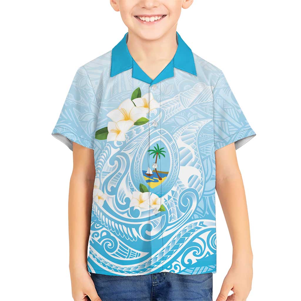 Guam Fishhook Mix Guasali Flowers Family Matching Mermaid Dress and Hawaiian Shirt Dreaming Turquoise