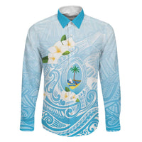 Guam Fishhook Mix Guasali Flowers Family Matching Off Shoulder Short Dress and Hawaiian Shirt Dreaming Turquoise