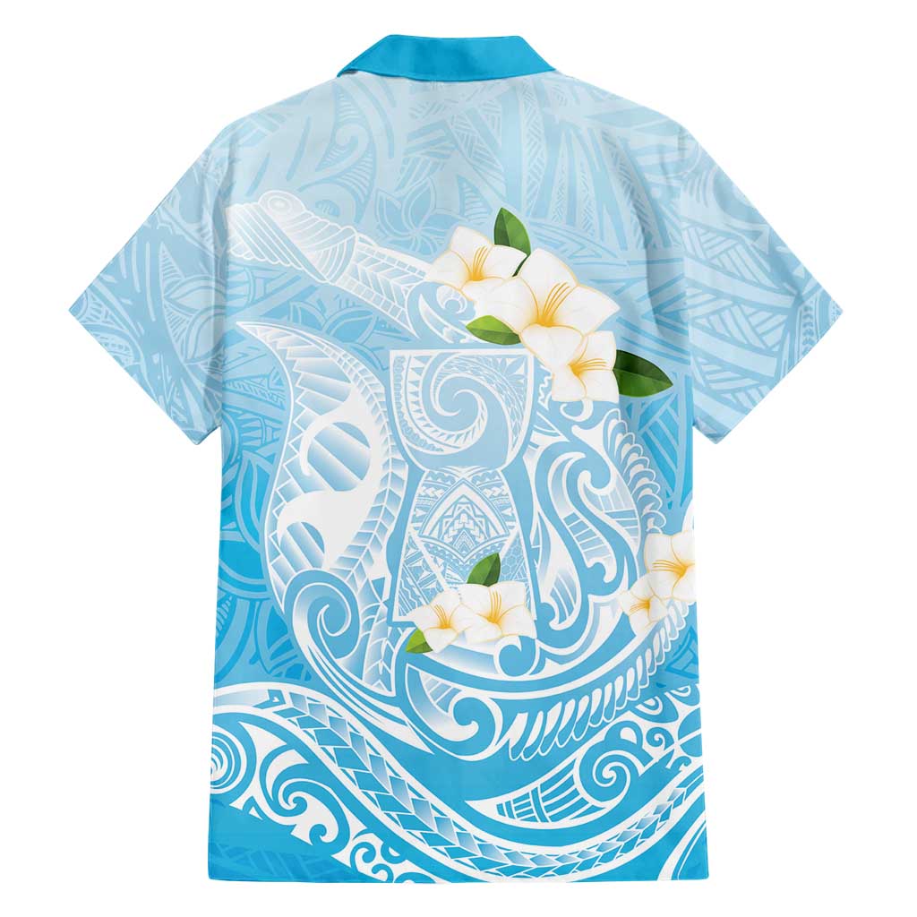 Guam Fishhook Mix Guasali Flowers Family Matching Short Sleeve Bodycon Dress and Hawaiian Shirt Dreaming Turquoise