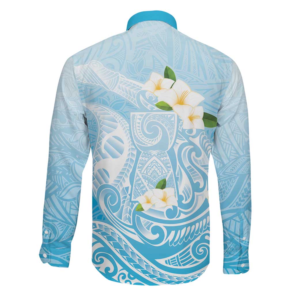 Guam Fishhook Mix Guasali Flowers Family Matching Summer Maxi Dress and Hawaiian Shirt Dreaming Turquoise