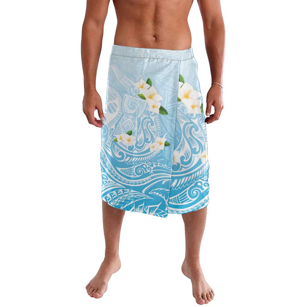 Guam Fishhook Mix Guasali Flowers Lavalava Dreaming Turquoise LT7 Turquoise - Polynesian Pride